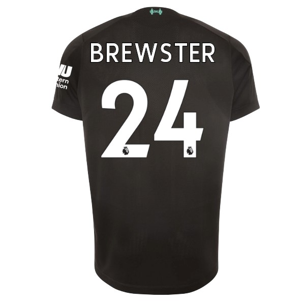 Camiseta Liverpool NO.24 Brewster 3ª 2019-2020 Negro